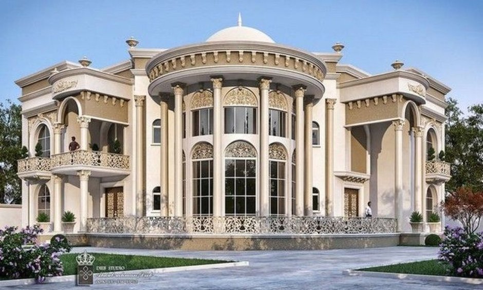Особняк в дворцовом стиле в Калифорнии США