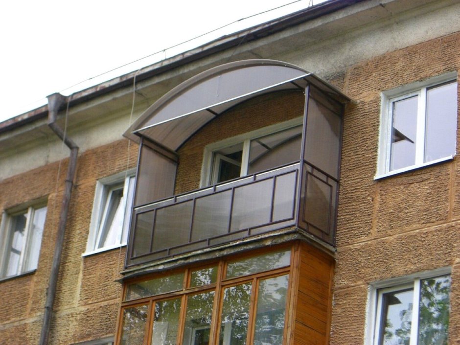 Балкон из поликарбоната