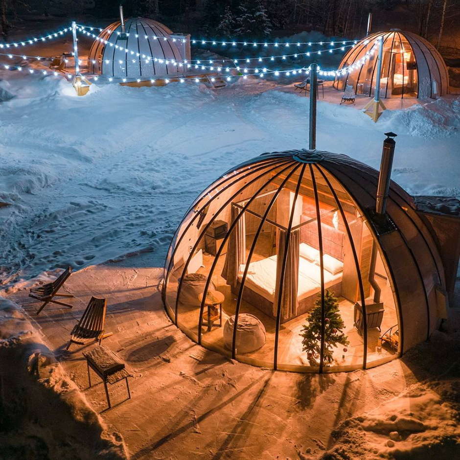 Куполообразный отель Шерегеш