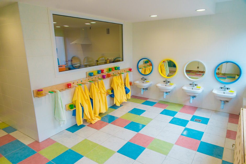 Место для полотенца в детском саду