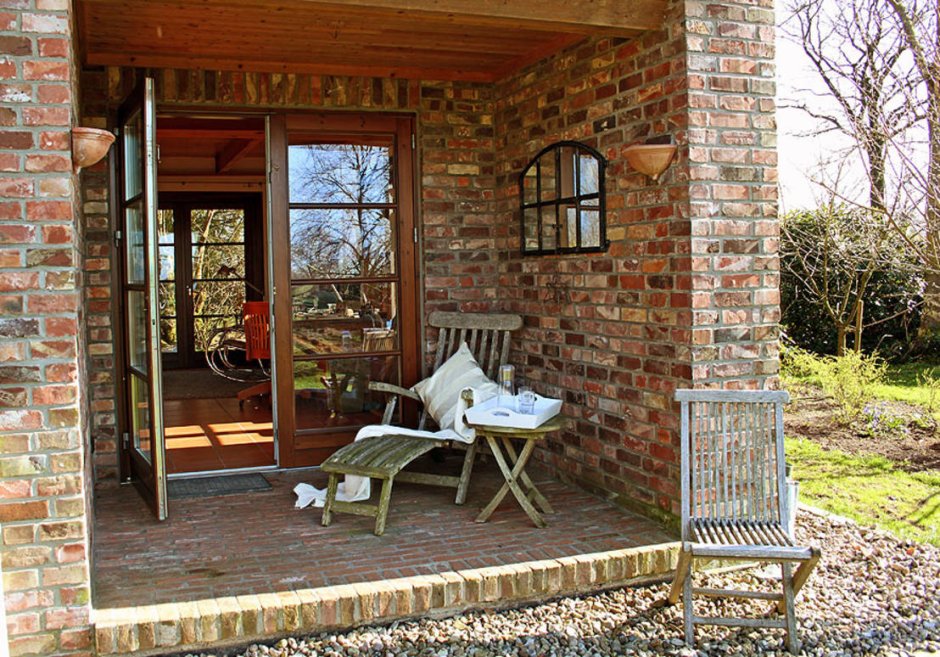 Терраса из кирпича