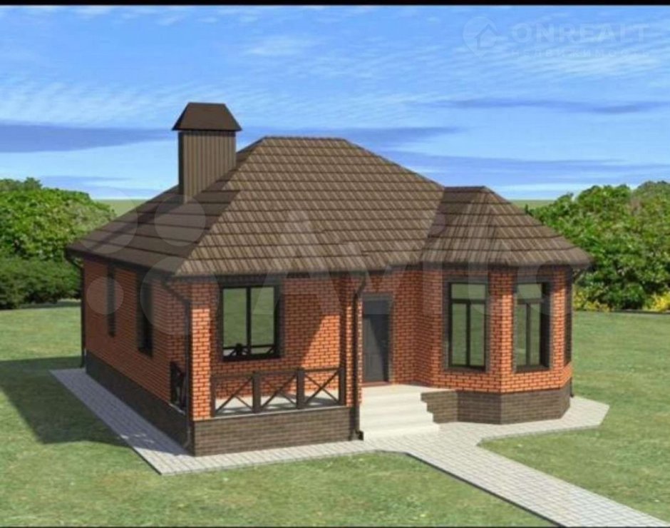 Дом кирпичный 110 кв.м одноэтажный