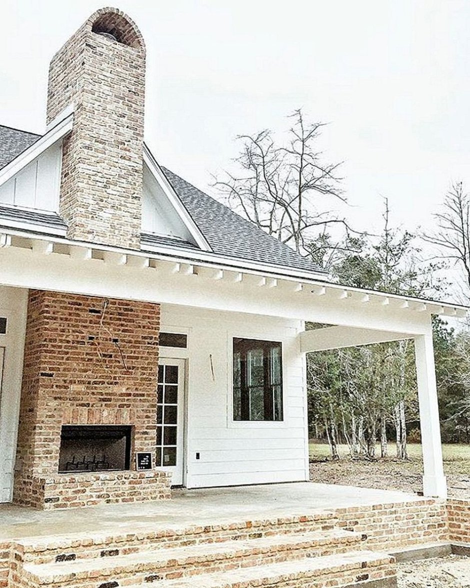 Дом из кирпича в скандинавском стиле