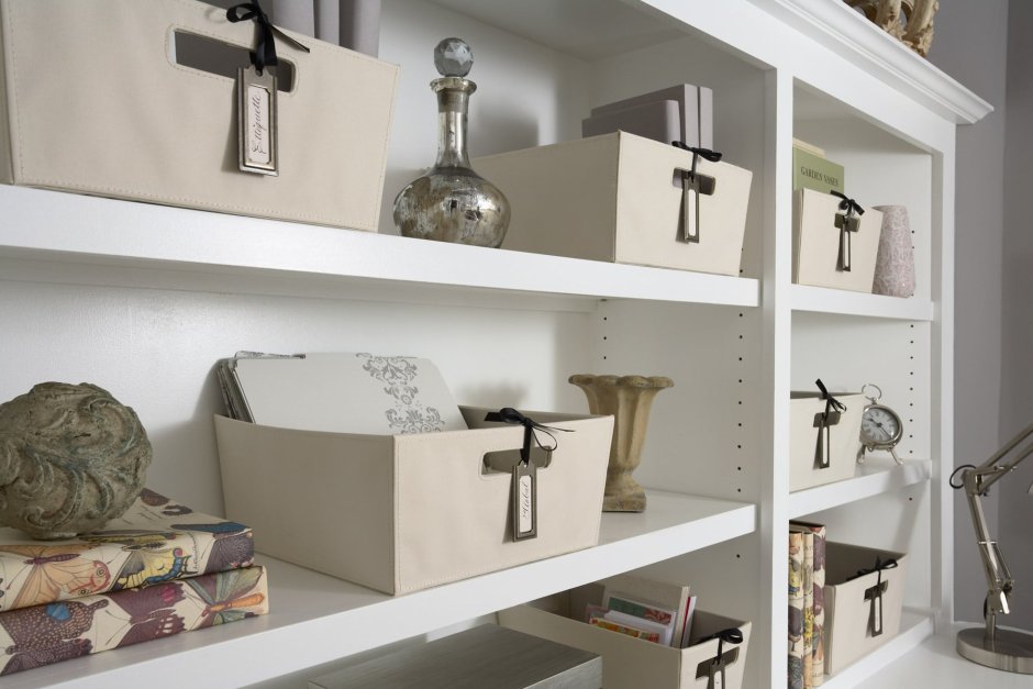 Коробки в интерьере