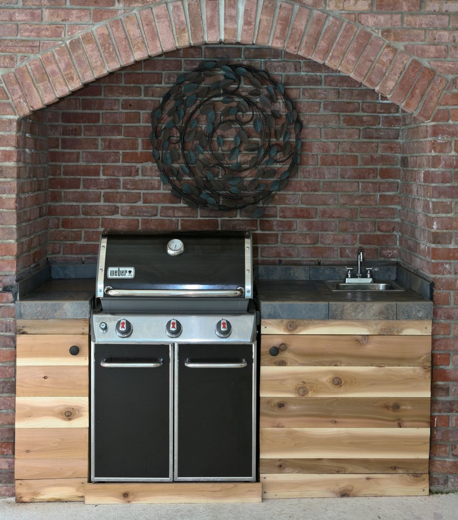 Outdoor BBQ Kitchen Weber
