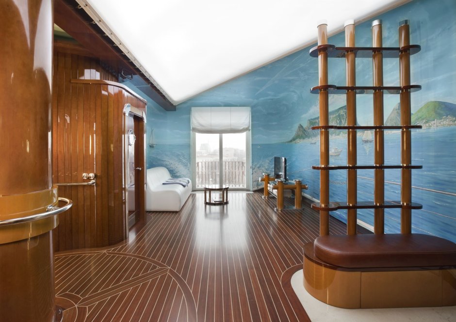Корабельный стиль в интерьере