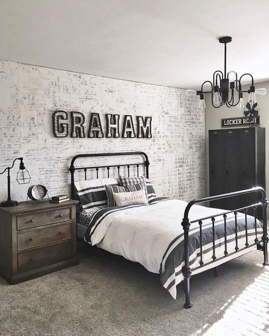 Спальня для девочки в стиле лофт