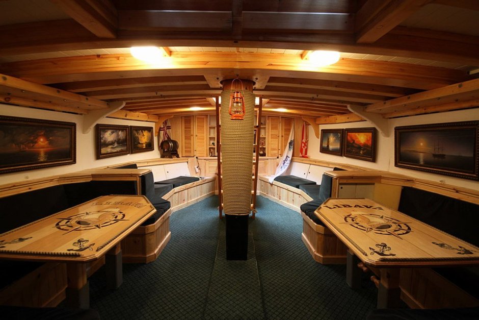 Линкор Айова каюта капитана