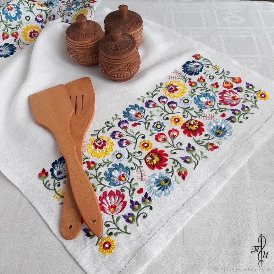 Кухонные полотенца лен