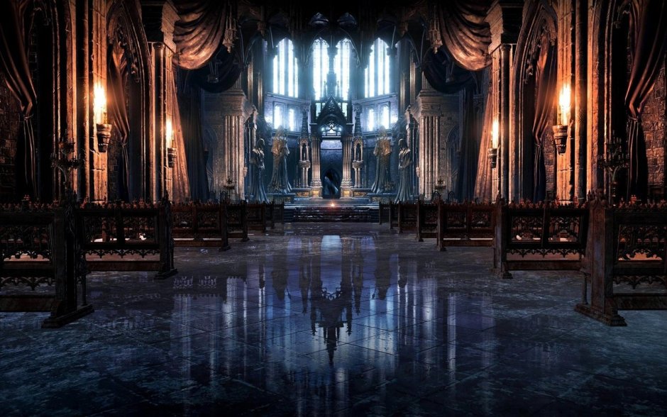 Замок Дракулы Тронный зал