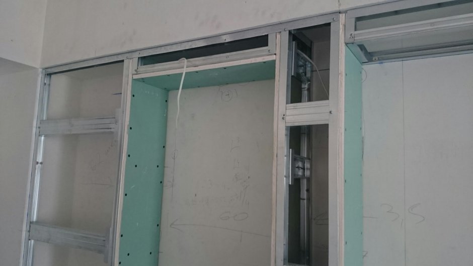 ГКЛ перегородка 80 мм
