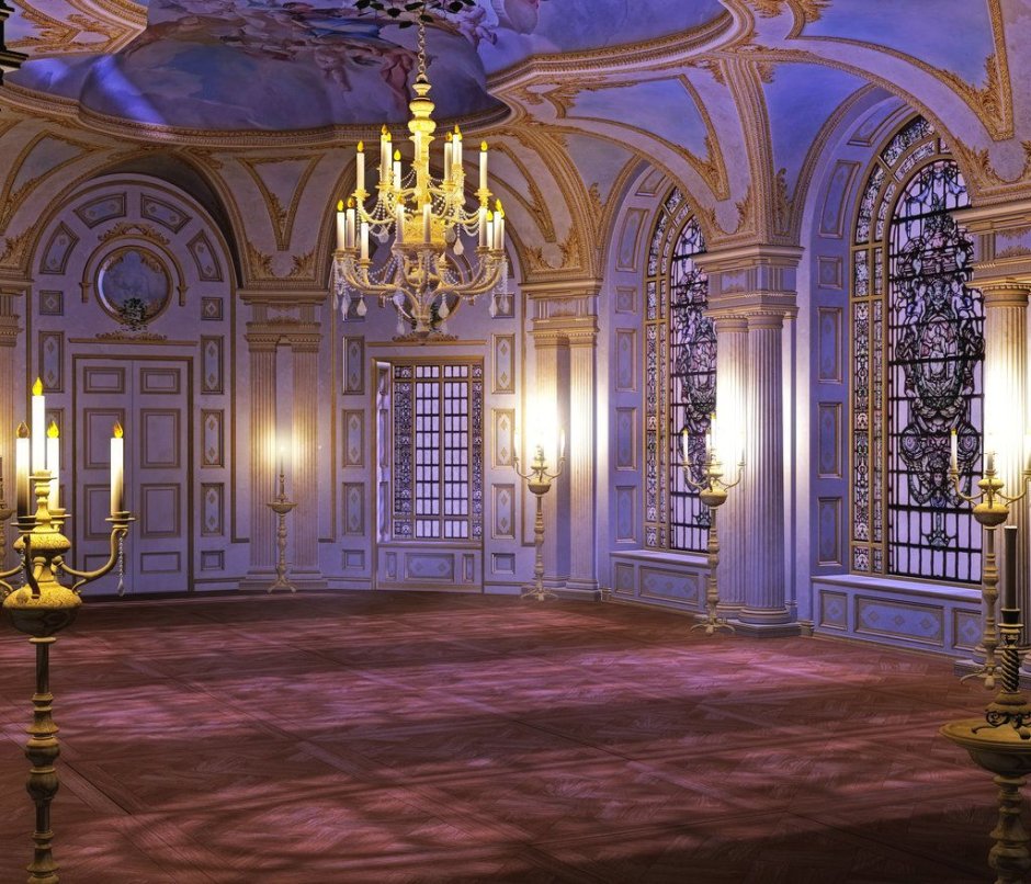 Замок Драхенбург бальный зал
