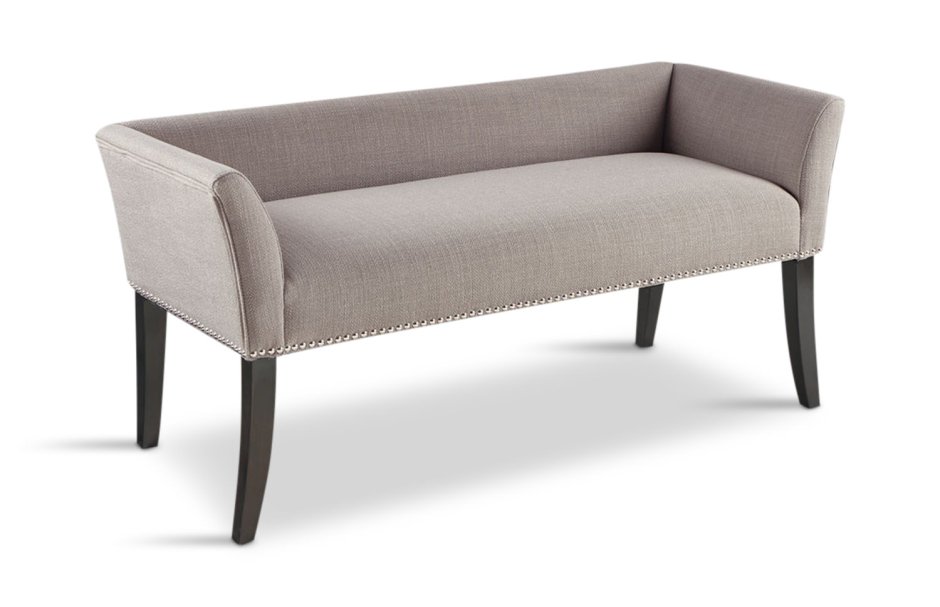 Диван-банкетка со спинкой в стиле лофт