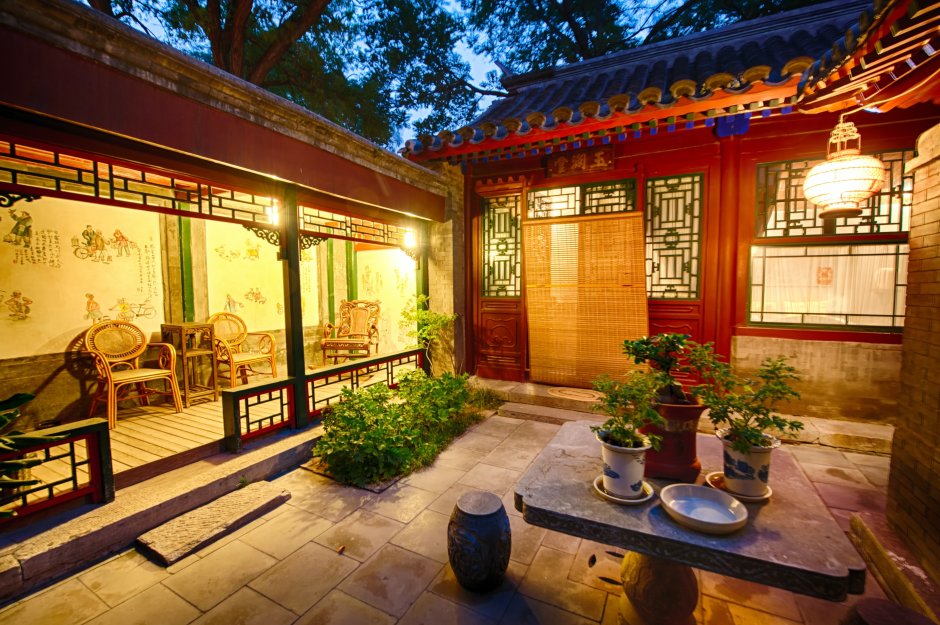 Китайский традиционный дом Хутун