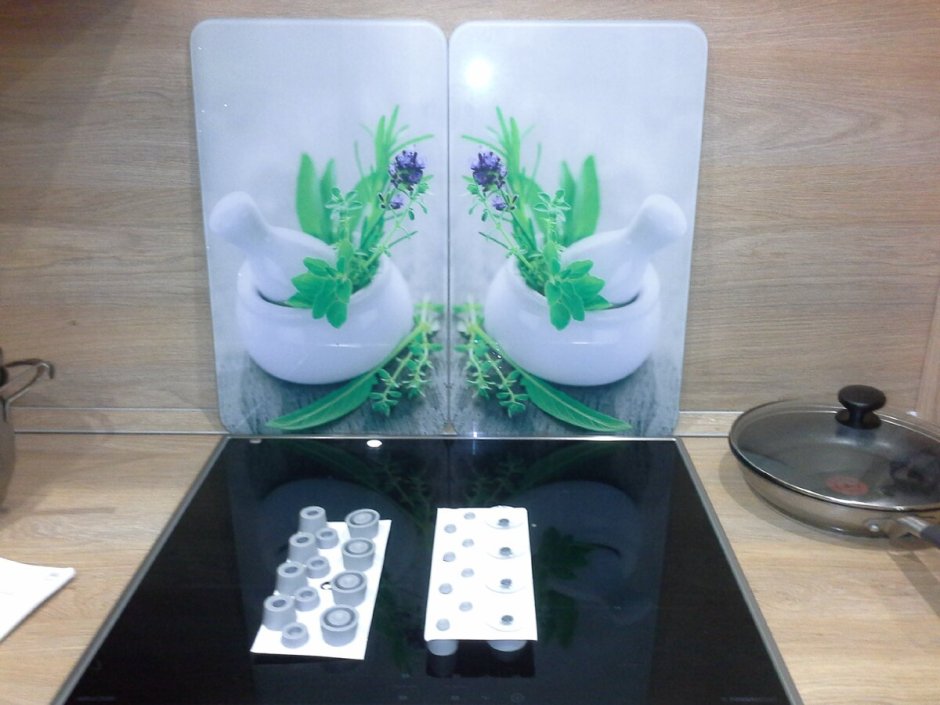 Защитная пластина для плиты стеклокерамика