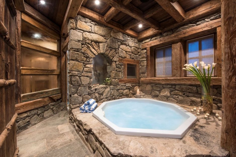 Баня в альпийском стиле