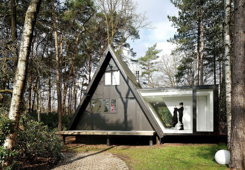 Дом a-frame (дом шалаш)