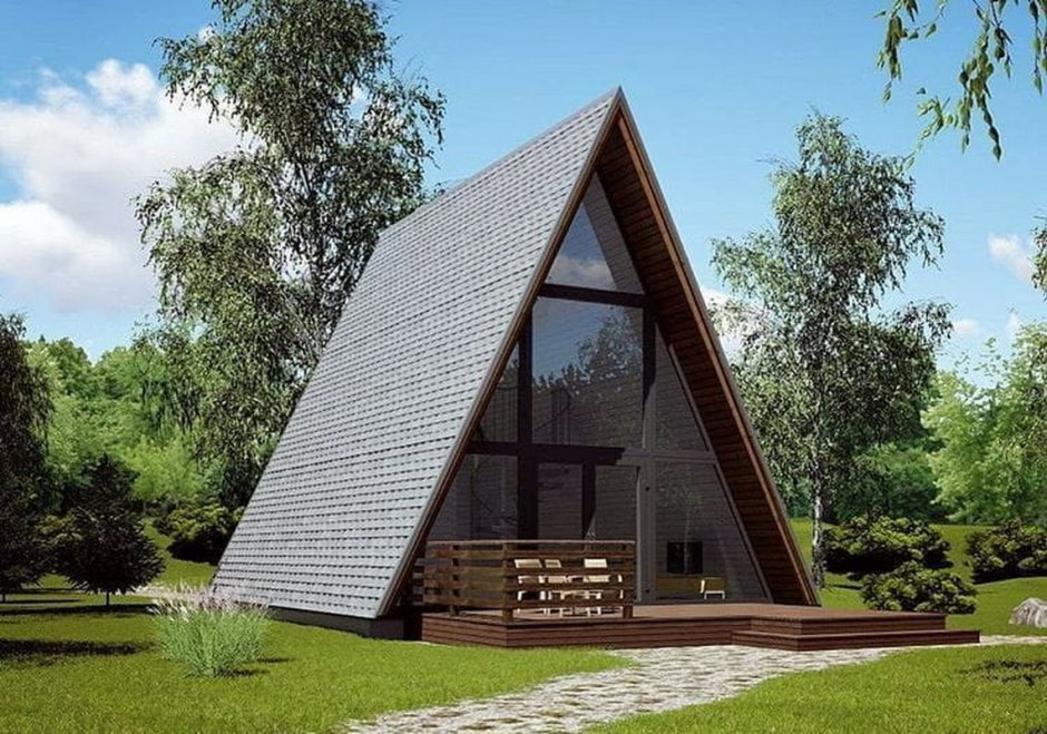 А фрейм дом 150м2