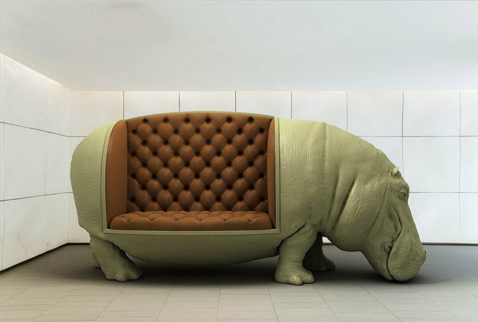 Необычный дизайнерский диван