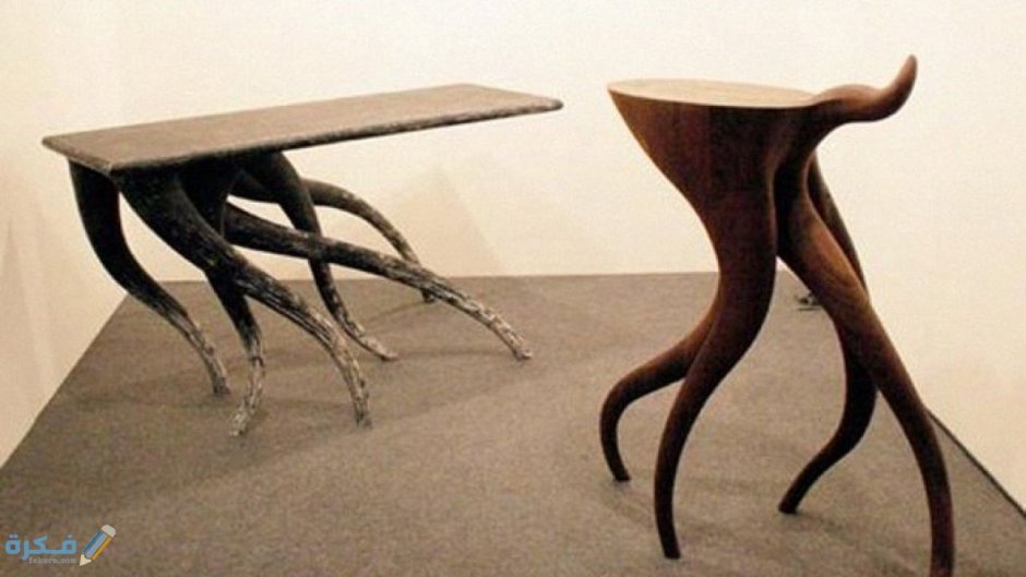 Необычные столы и стулья