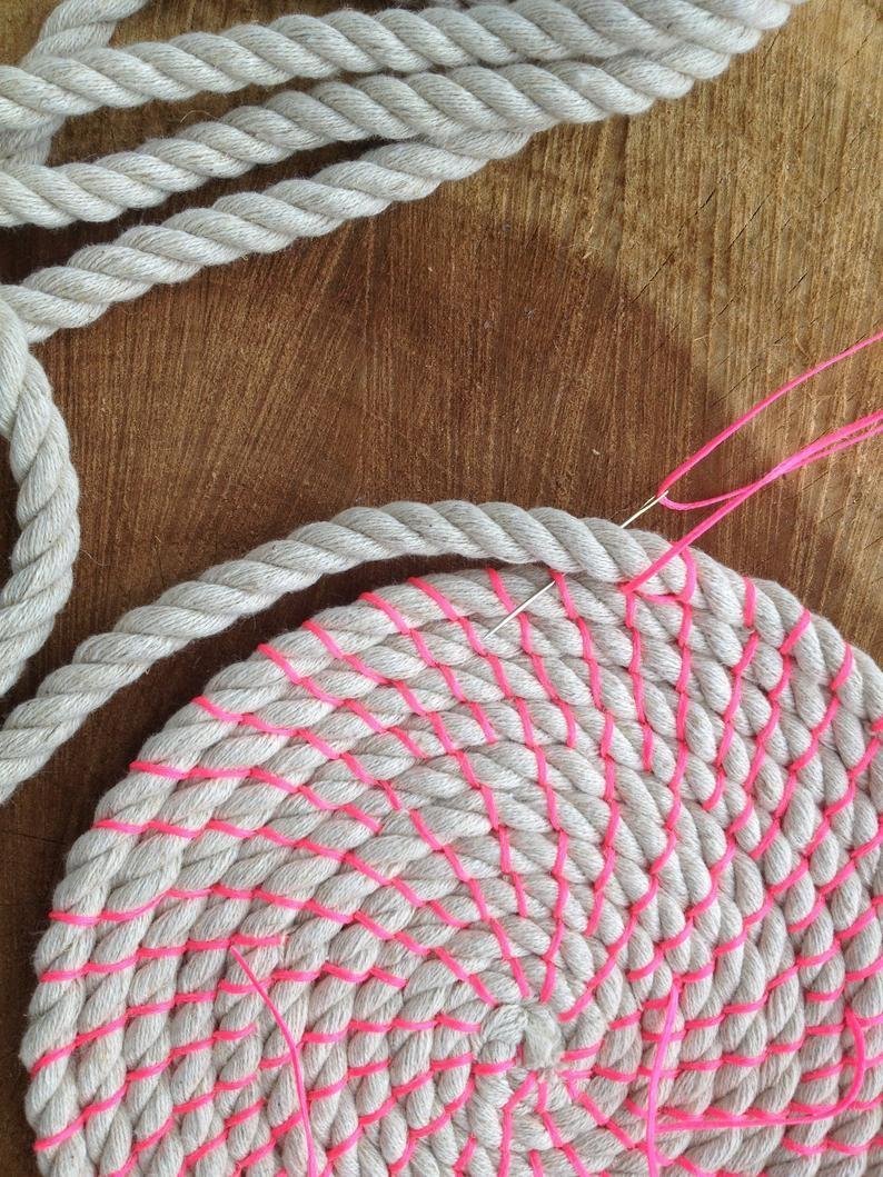 Плетеные изделия из веревок