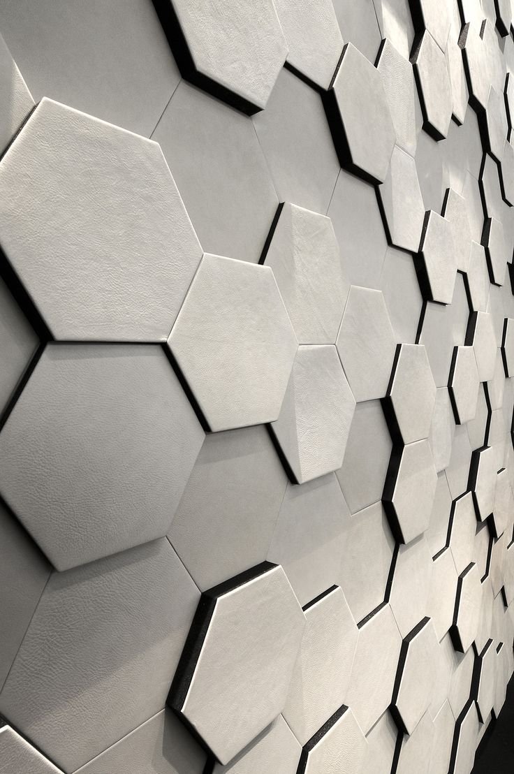 3d панель Hexagon 210х240