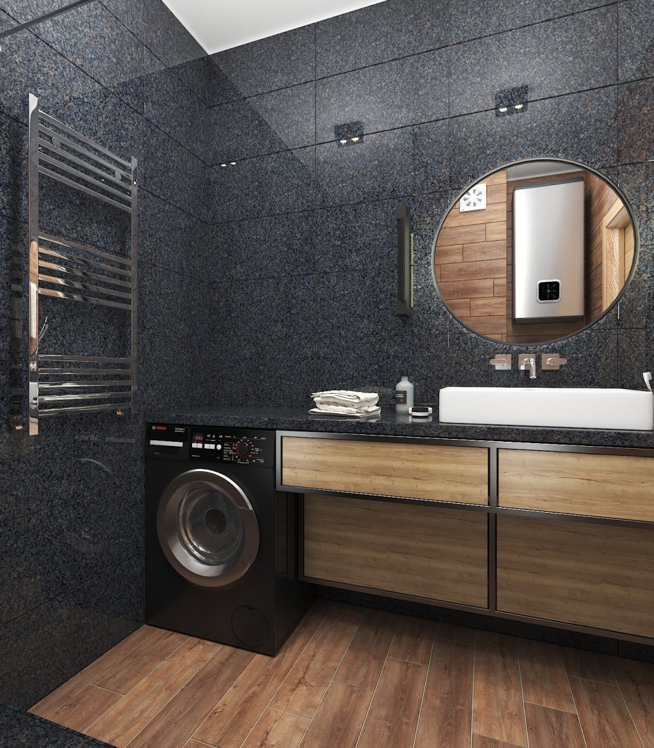 Душевая лофт 5м2 Kludi