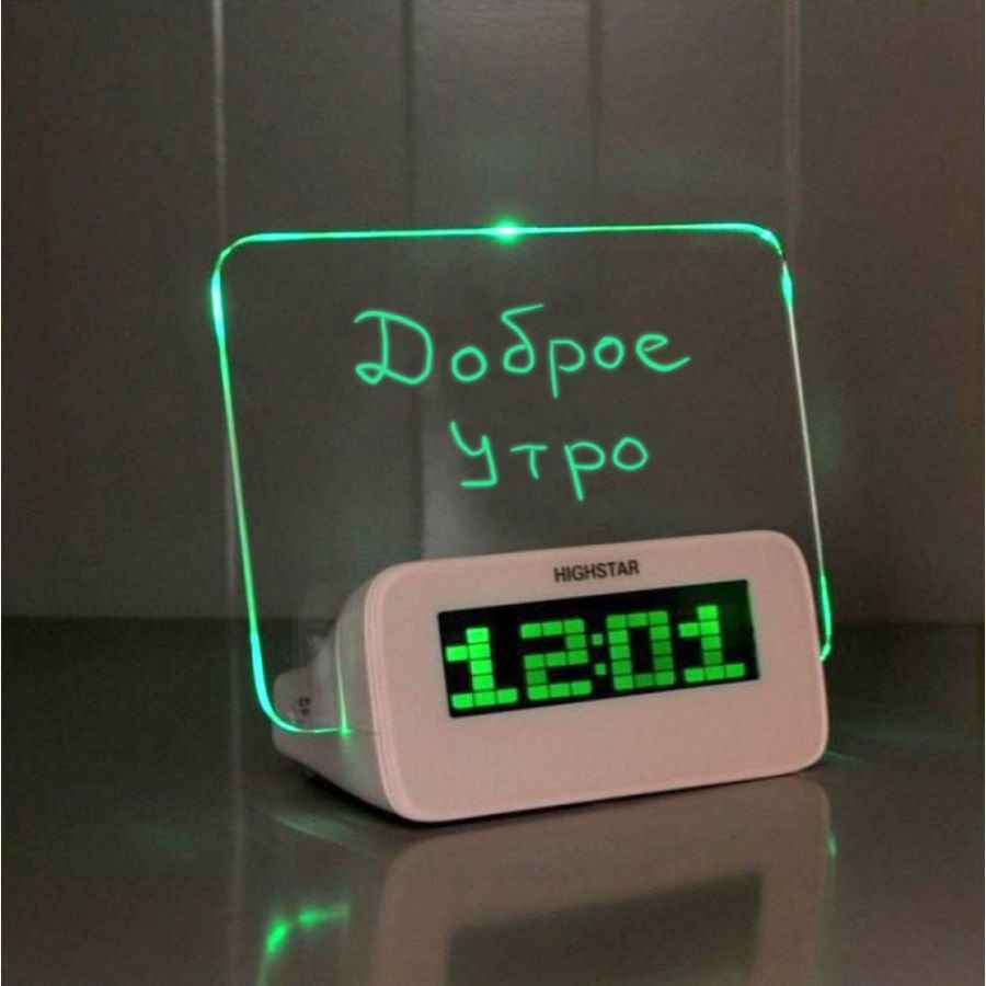 Led часы с подсветкой Highstar