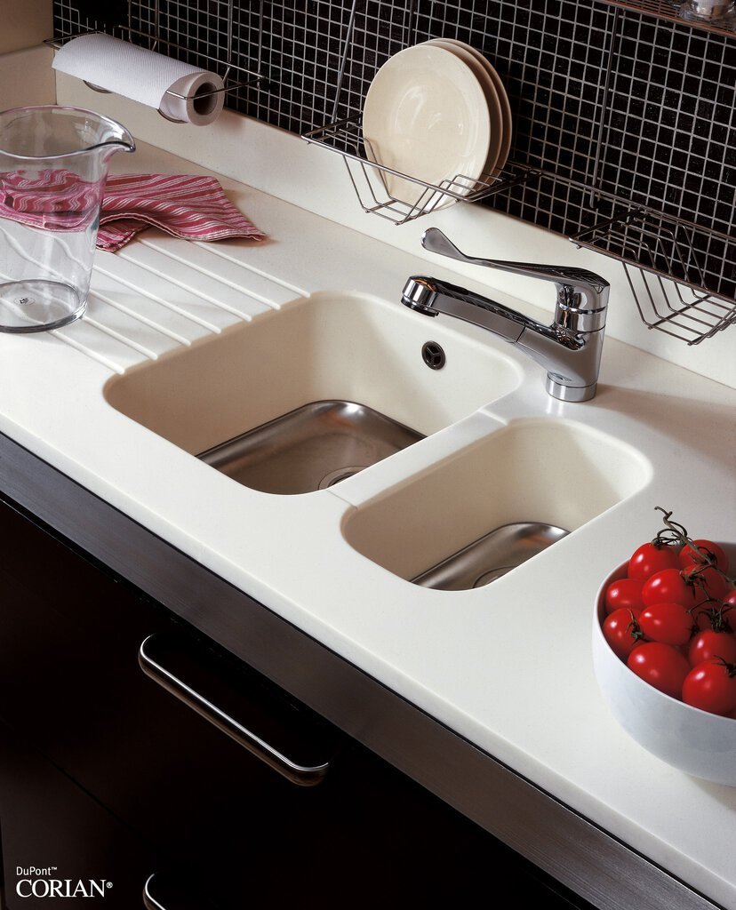 Интегрированная мойка corian
