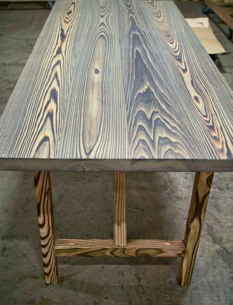 Shou Sugi ban мебель