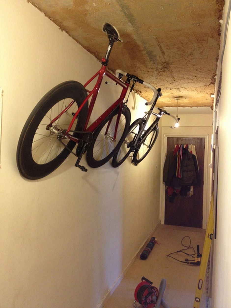 Хранение велосипеда в маленькой квартире