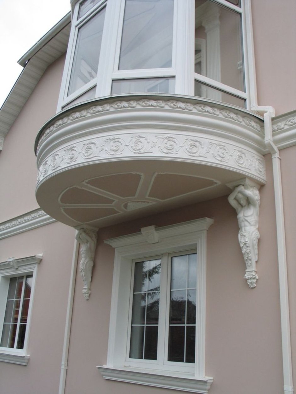 Фасадная лепнина из гипса