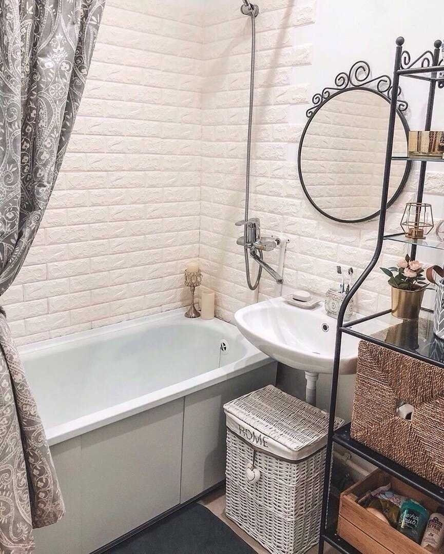 Ванная без плитки