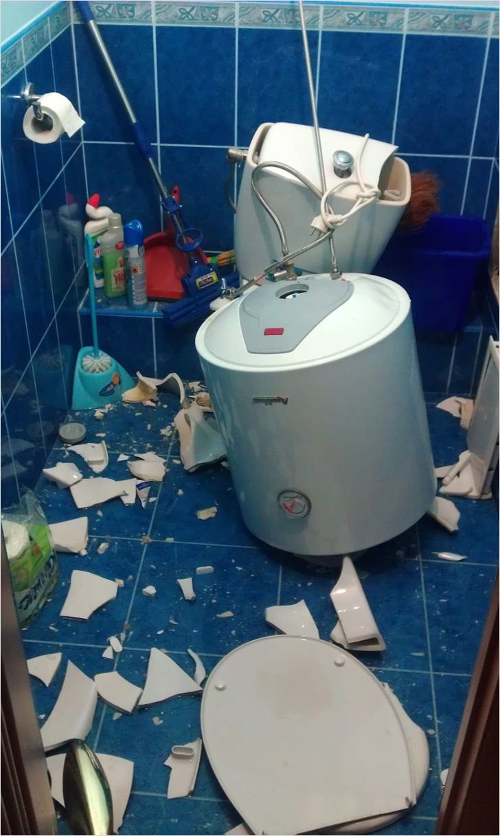 Монтаж водонагревателя на стену