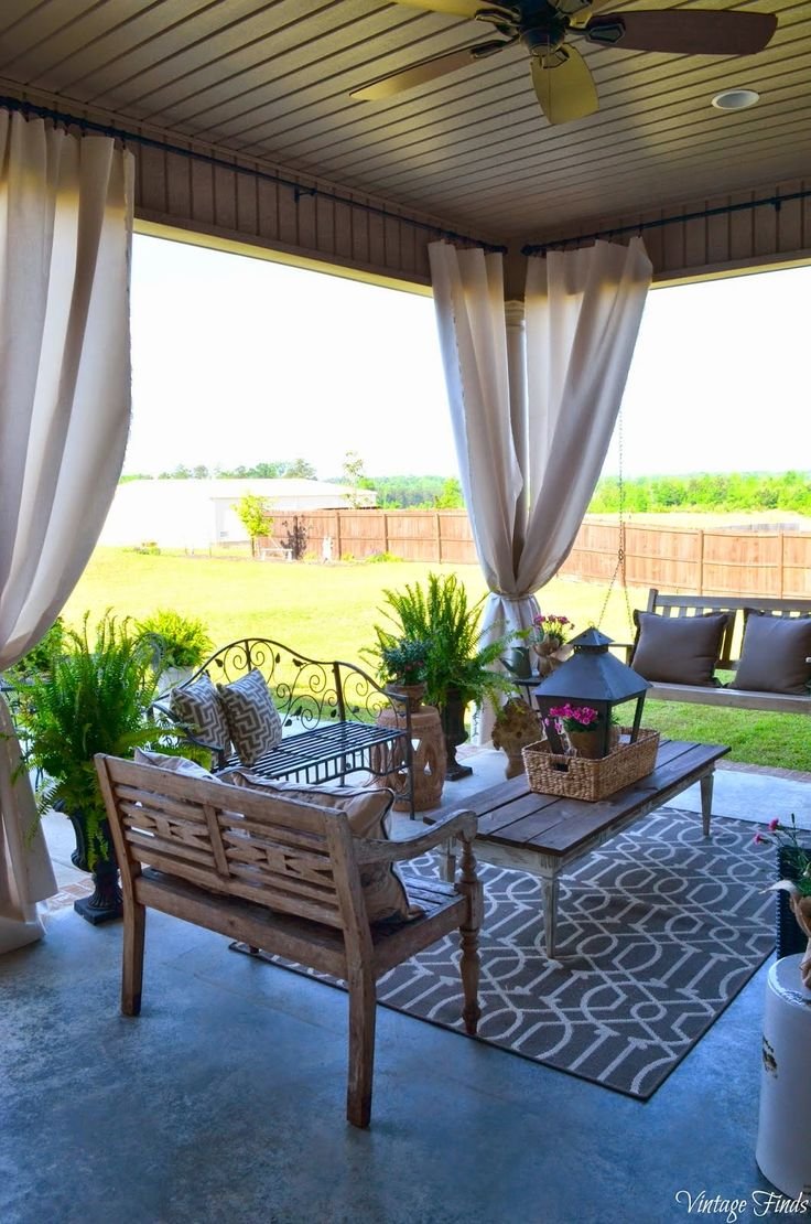 Занавески на террасу