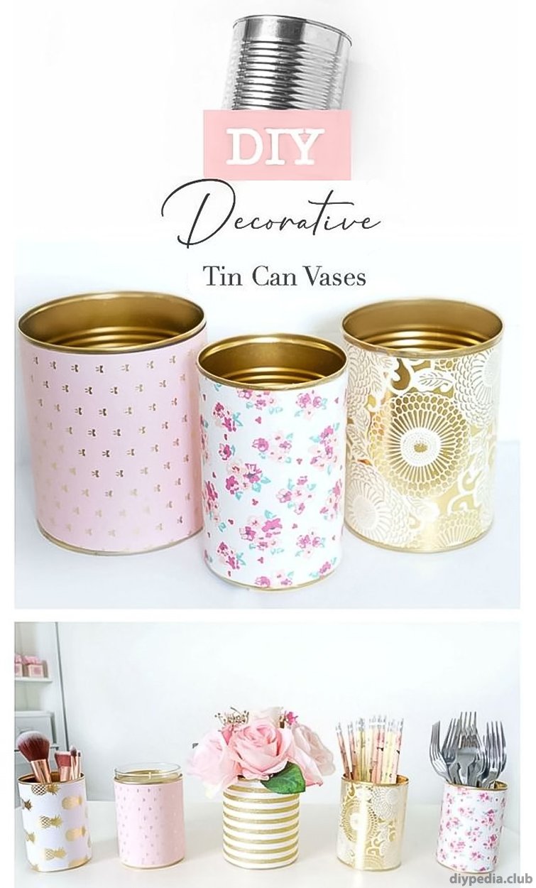 DIY жестяные банки
