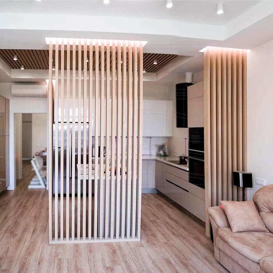 Перегородка из реек