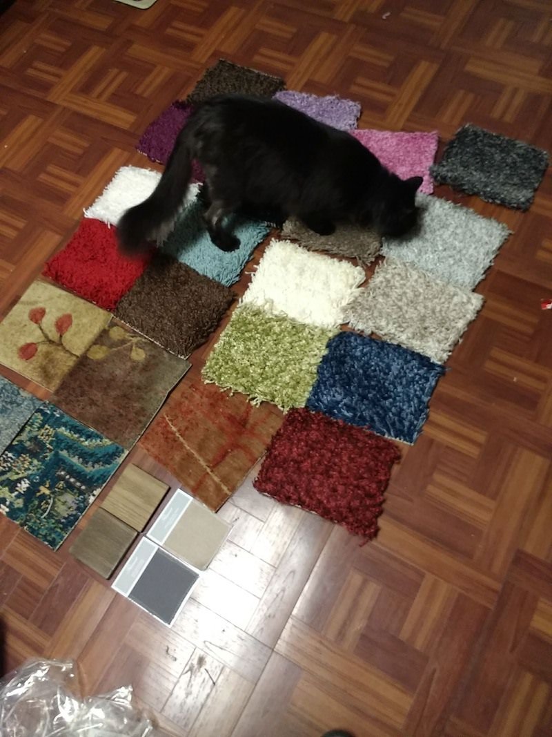 Коврик из кусочков