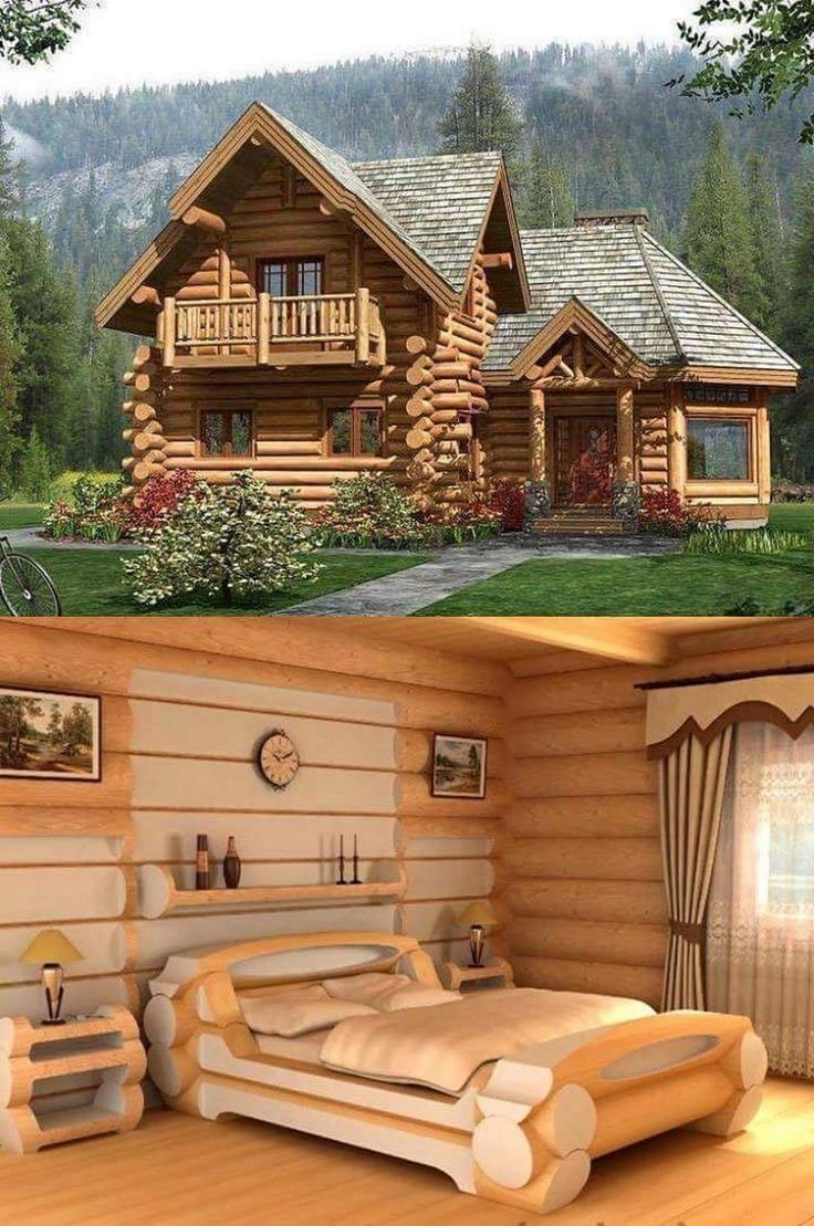 Дом из бревна