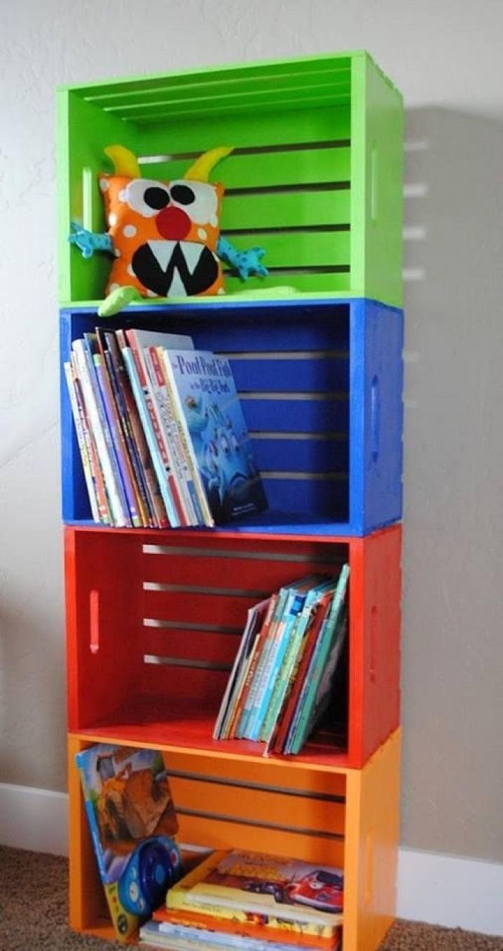 Хранение книг в детской