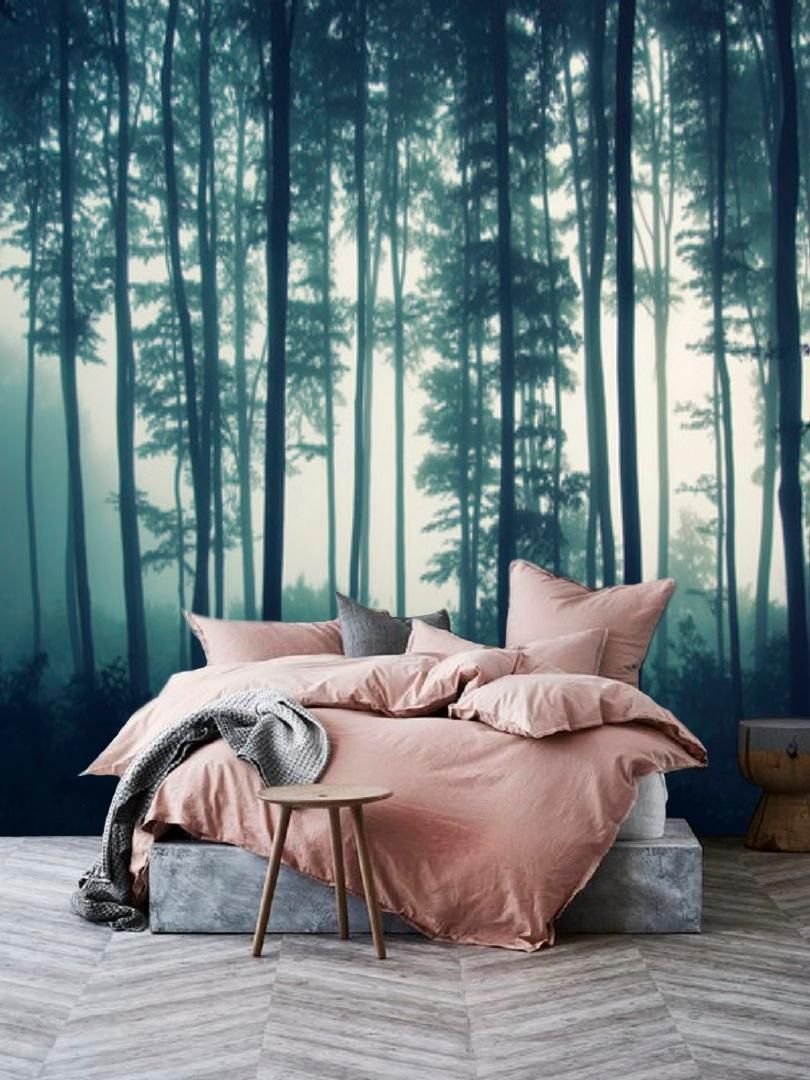 Спальня туманный лес