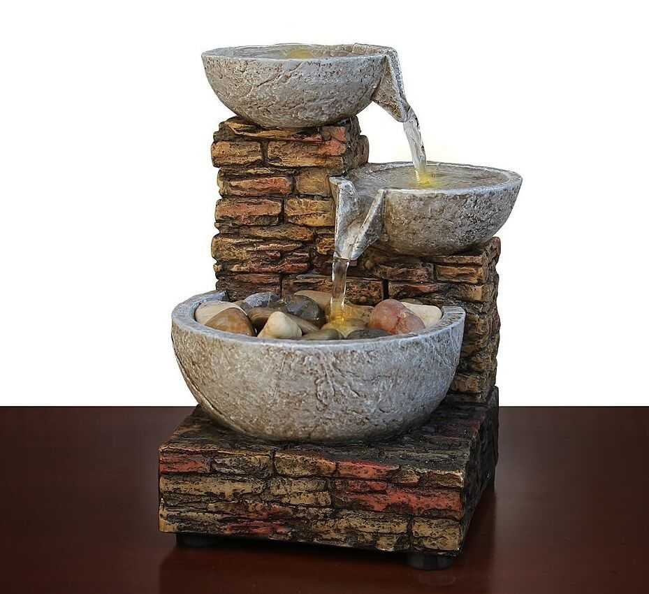 Фонтан садовый Bowl Rock