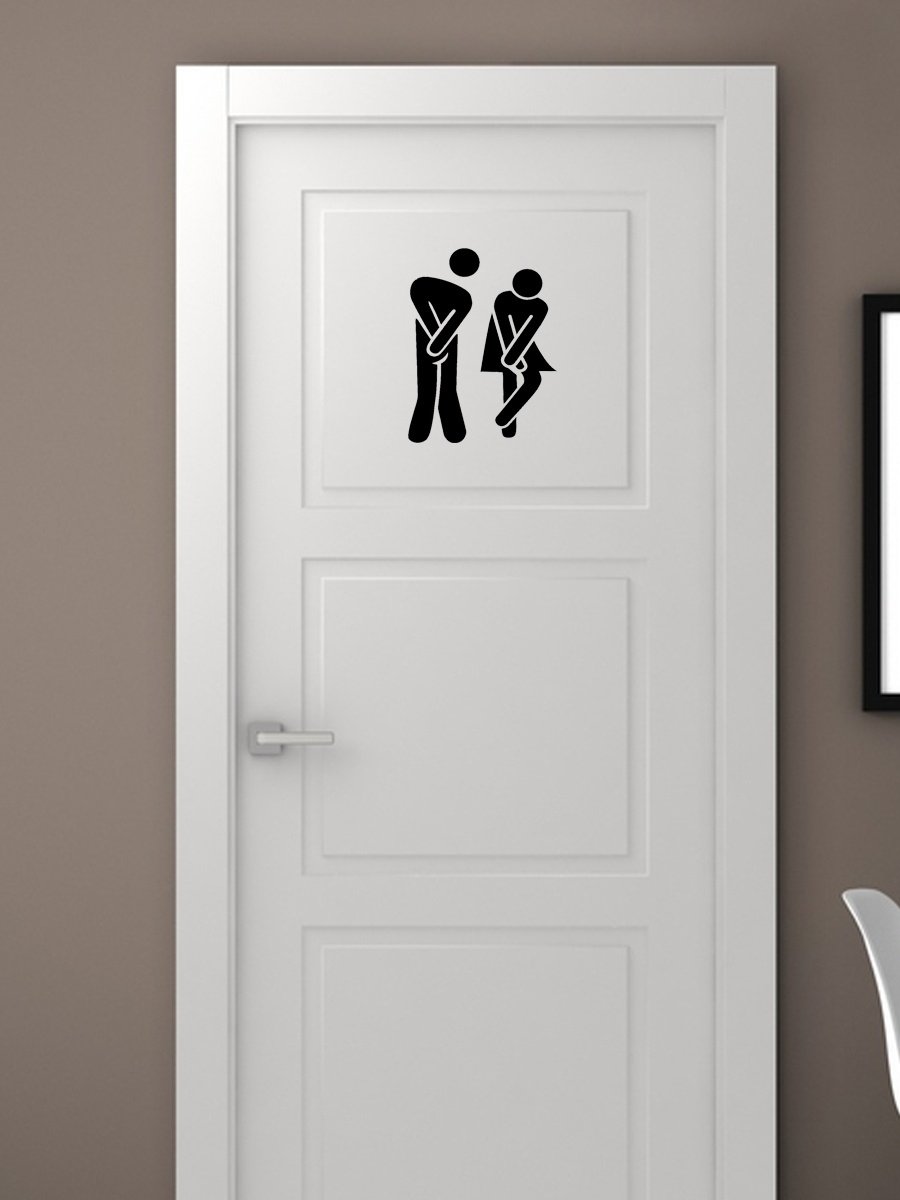 Дверь туалета WC
