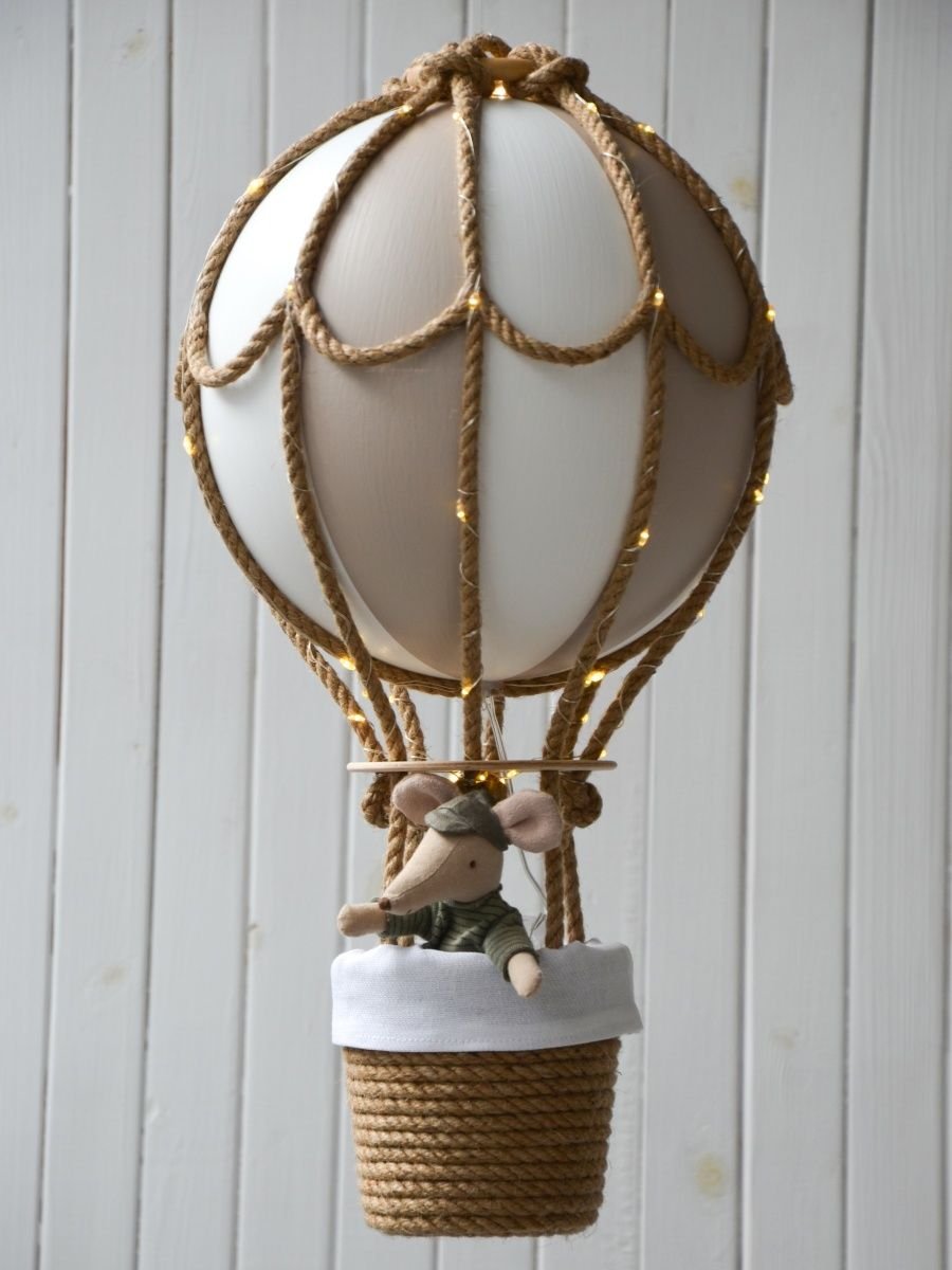 Светильник воздушный шар с корзиной