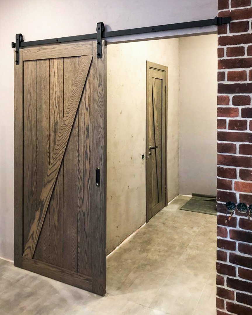 Амбарная дверь Loft модель 12