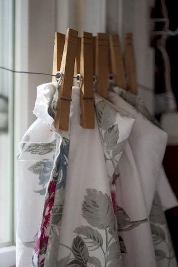 Шторы на прищепках