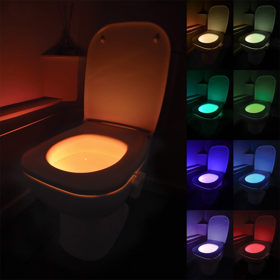 Подсветка унитаза RGB С датчиком движения