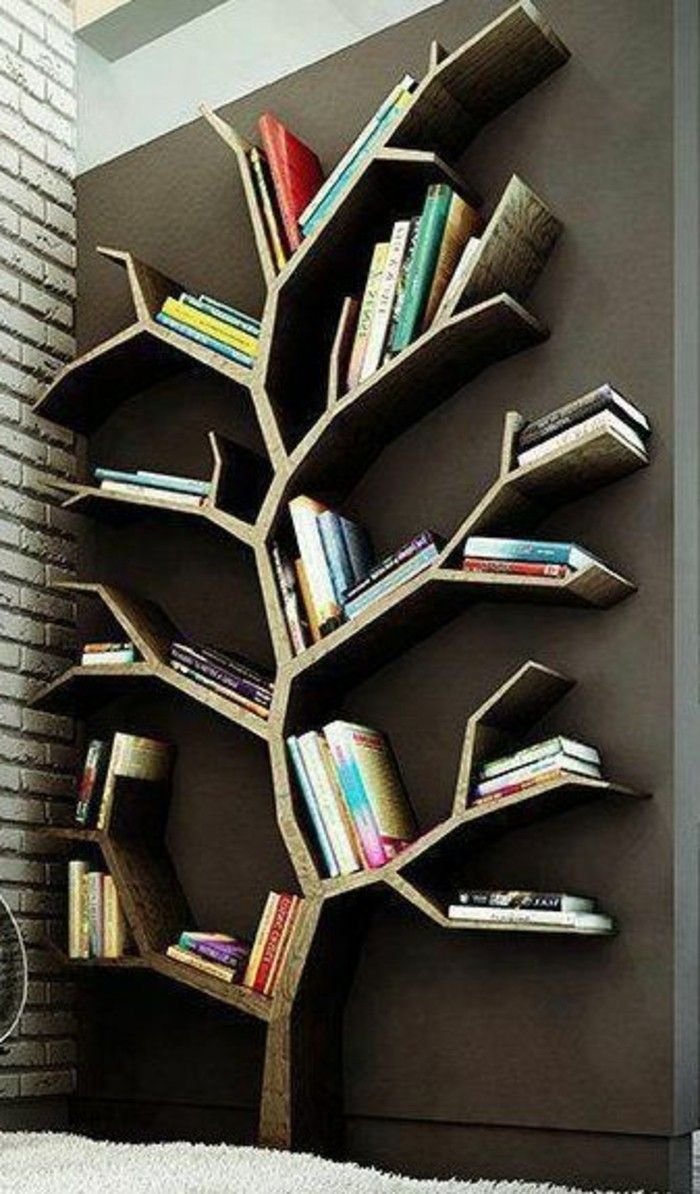 Необычные книжные полки