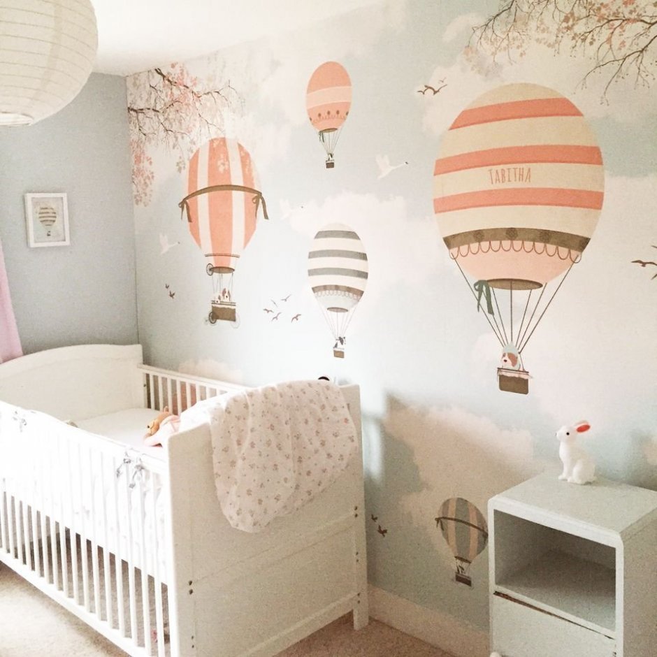 Декор детской комнаты для новорожденного