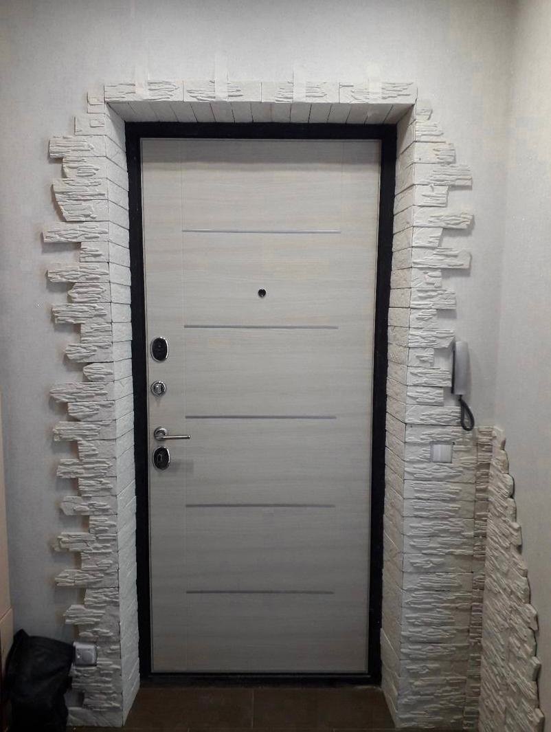 Откосы декоративным камнем